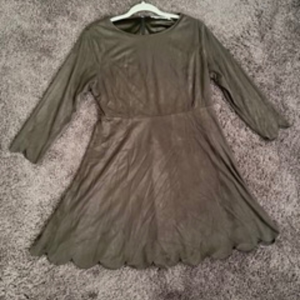Suede Dress